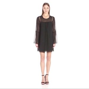 BCBGeneration A-Line Dress w/ Flared Sleeves